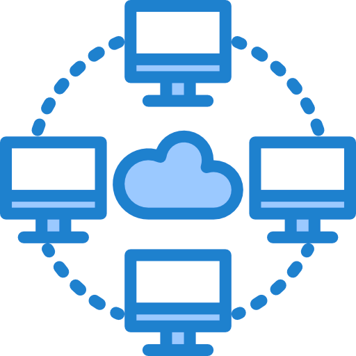 Cloud network icon
