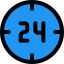24 hours icon 64x64