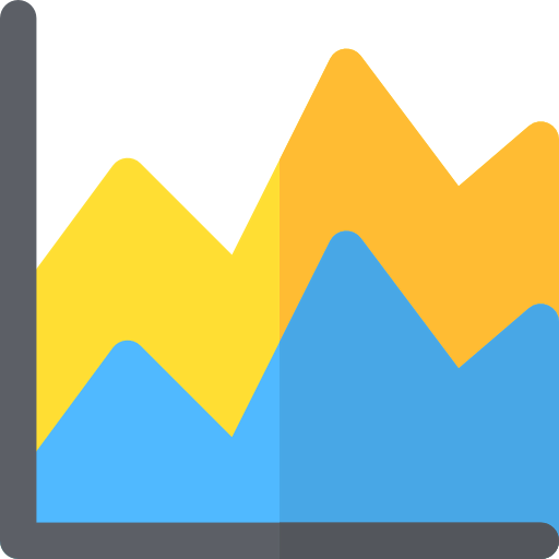 Area chart icon