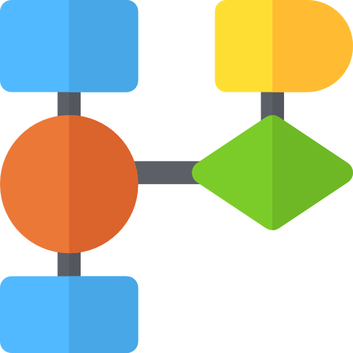 Flow chart icon