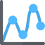 Line chart アイコン 64x64
