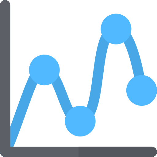 Line chart icon