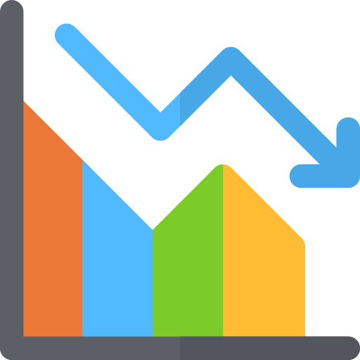 Line chart icon