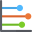 Line chart アイコン 64x64