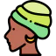 African woman icon 64x64