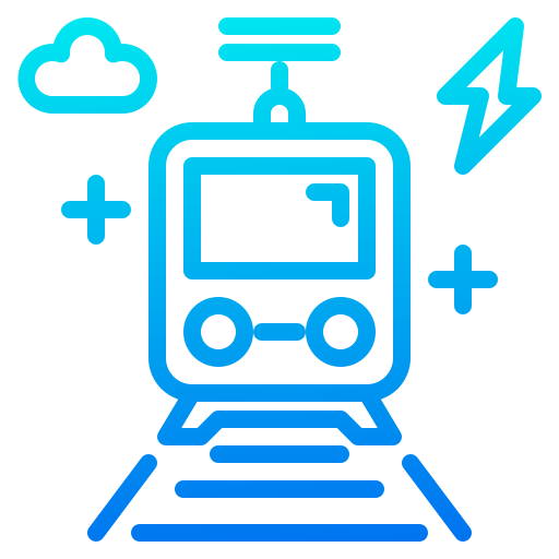 Electric train icon