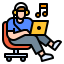 Relaxation icon 64x64
