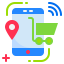 Online shopping icon 64x64