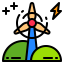 Wind energy icon 64x64