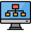 Hierarchy structure icon 64x64