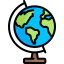 Globe icon 64x64