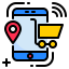 Online shopping icon 64x64