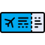Boarding pass icon 64x64