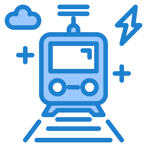 Electric train icon