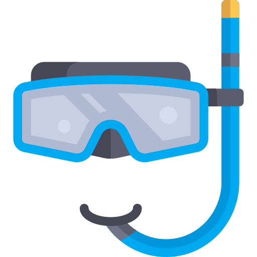 Diving mask icon