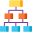 Hierarchical structure icon 64x64