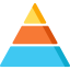 Pyramid chart icon 64x64