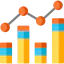 Bar chart icon 64x64