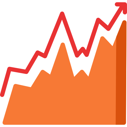 Line chart icon