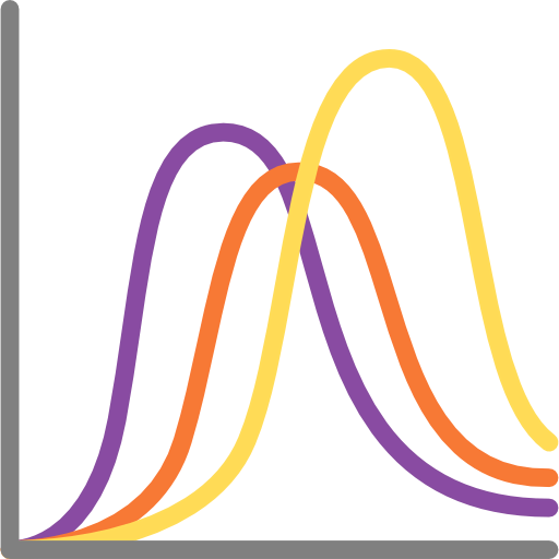 Line chart icon