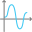 Line chart icon 64x64