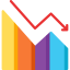 Line graph icon 64x64