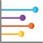 Line graph icon 64x64