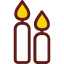 Candles icon 64x64
