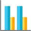 Bar chart icon 64x64