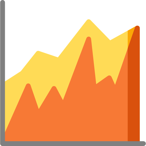Line chart icon