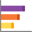 Bar chart icon 64x64