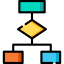 Hierarchical structure icon 64x64