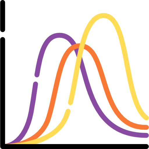 Line chart icon