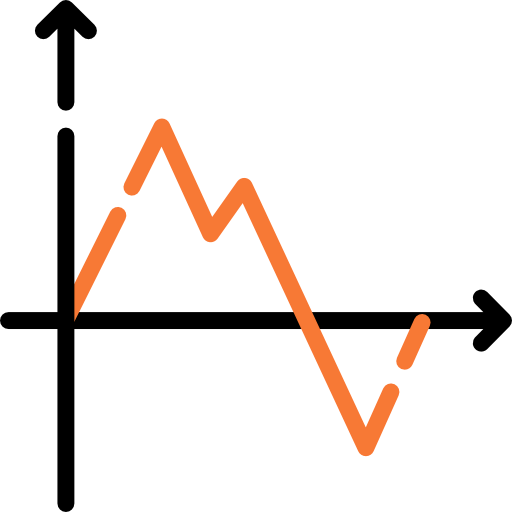 Line chart icon
