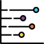 Line graph icon 64x64