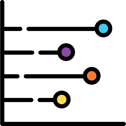 Line graph icon