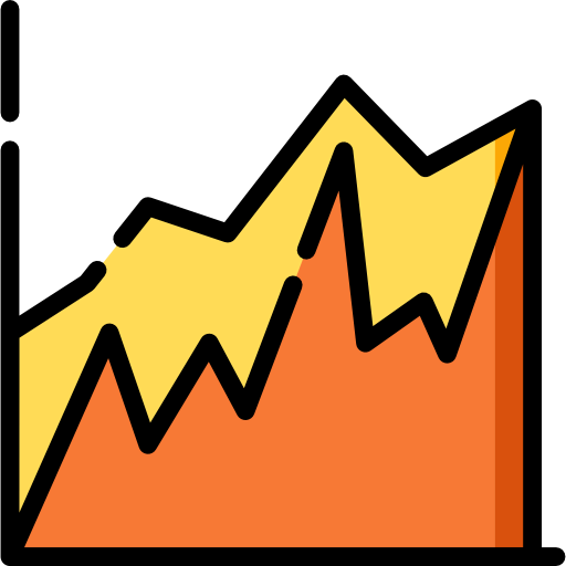 Line chart icon