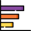 Bar chart icon 64x64