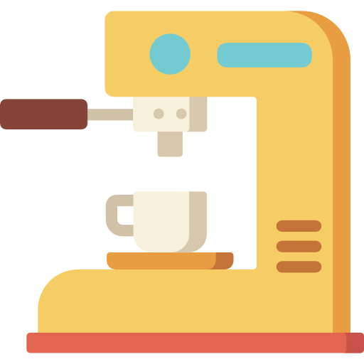 Coffee machine icon