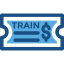 Train ticket icon 64x64