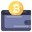 Биткойн-кошелек иконка 64x64
