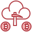 Cloud mining biểu tượng 64x64