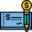 Cheque icon 64x64