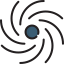 Black hole icon 64x64