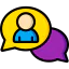 Speech bubbles 图标 64x64