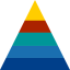 Pyramid chart icon 64x64