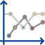 Line graph icon 64x64