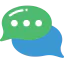 Speech bubbles іконка 64x64