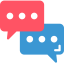 Speech bubbles icon 64x64