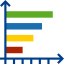 Bar chart icon 64x64